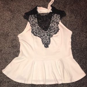 Charlotte Russe peplum top